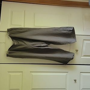 JJill Linen Crop Pants Slate Grey XL